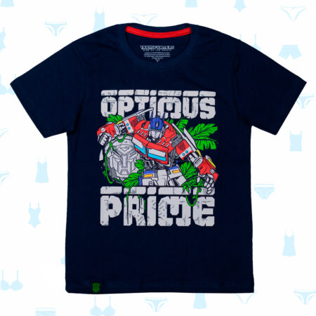 POLO TRANSFORMERS AZUL DE NIÑO
