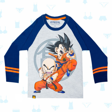 POLO DRAGON BALL AZUL GRIS DE NIÑO
