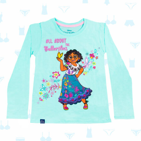 POLO ENCANTO DISNEY VERDE DE NIÑA