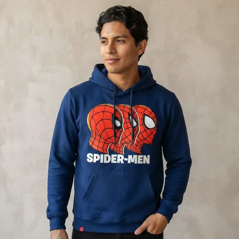 POLERA SPIDERMAN AZUL DE HOMBRE
