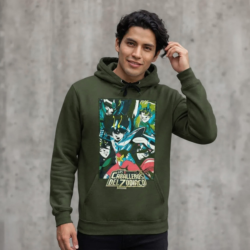 POLERA SAINT SEIYA VERDE DE HOMBRE