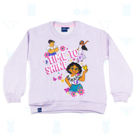 POLERA ENCANTO DISNEY LILA DE NIÑA