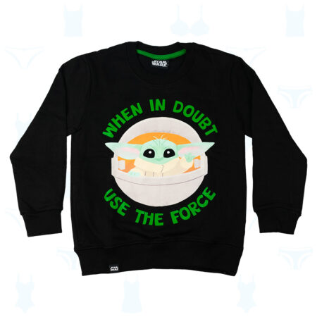 POLERA THE MANDALORIAN NEGRO DE NIÑO