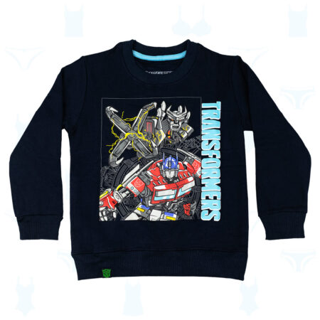 POLERA TRANSFORMERS AZUL DE NIÑO
