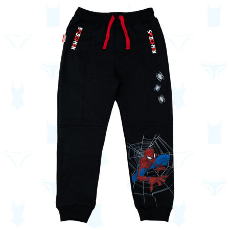 PANTALON JOGGER SPIDERMAN NEGRO DE NIÑO