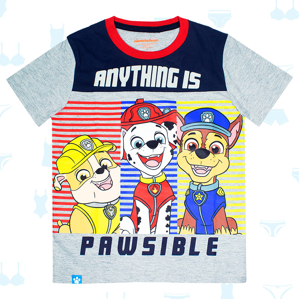 POLO PAW PATROL GRIS DE NIÑO