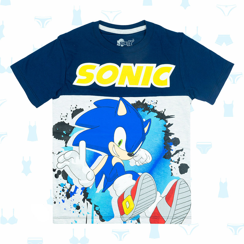POLO SONIC BICOLOR DE NIÑO