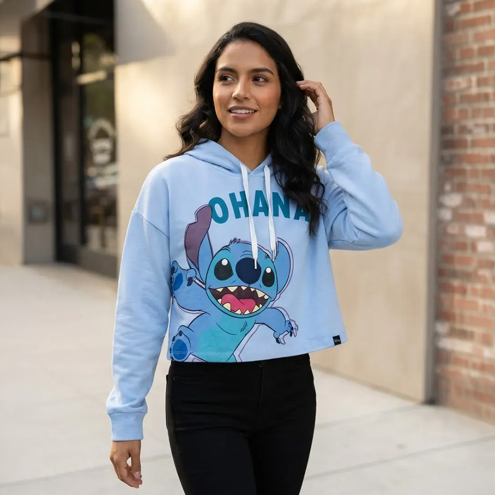 POLERA STITCH OHANA CELESTE DE MUJER