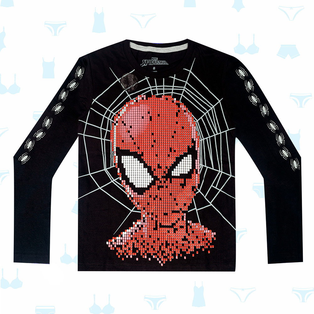 POLO SPIDERMAN COLORES DE NIÑO