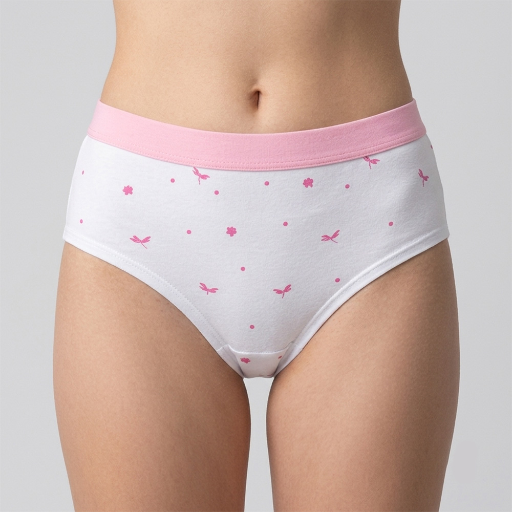 (PACKx3) CALZON YOLETT BLANCO ESTAMPADO DE NIÑA
