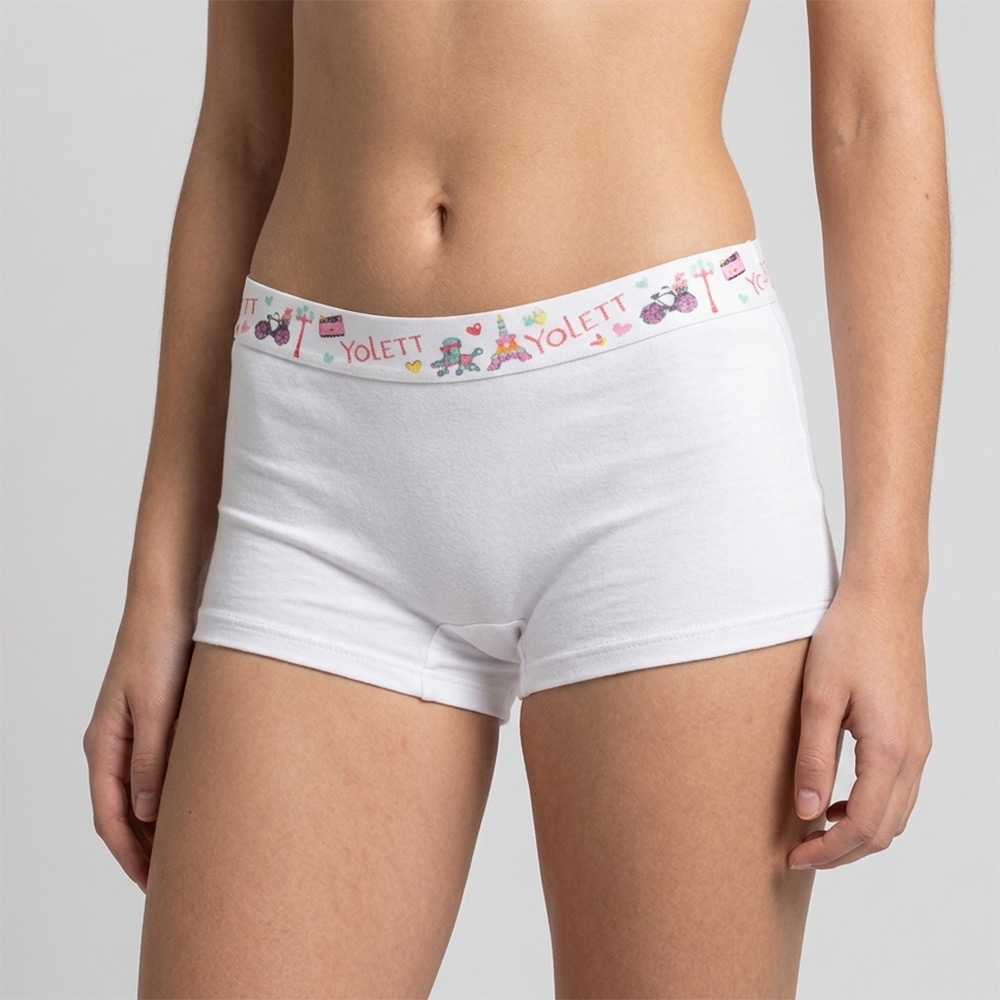 (PACKx3) BÓXERS YOLETT LIGA ESTAMPADA DE NIÑA