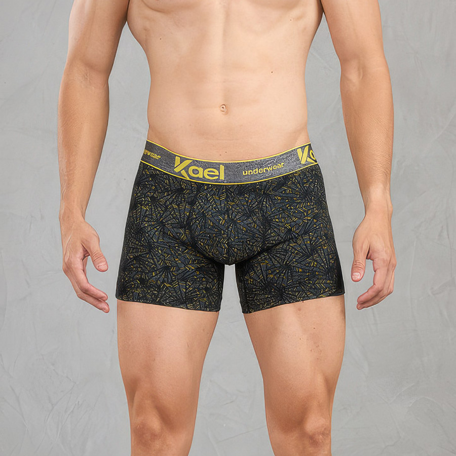 (PACKx12) BOXER KAEL ESTAMPADO LINEAS DE HOMBRE