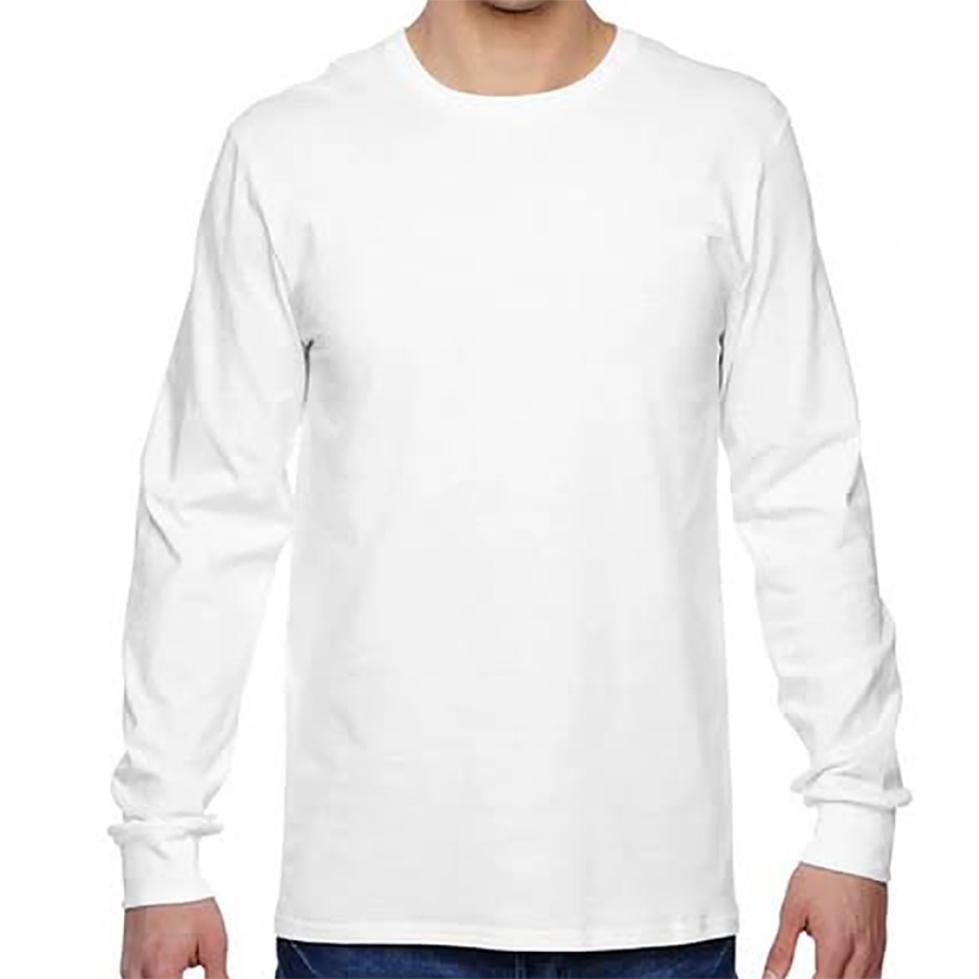 POLO HIROMAN BLANCO ML CUELLO REDONDO DE HOMBRE